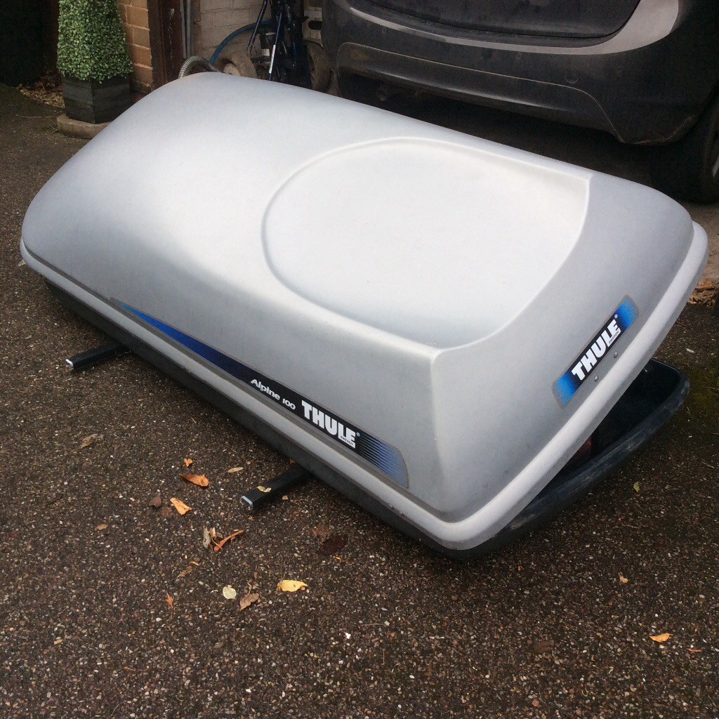Thule Alpine 100 locking Roof Box, Good Condition, 370ltrs capacity