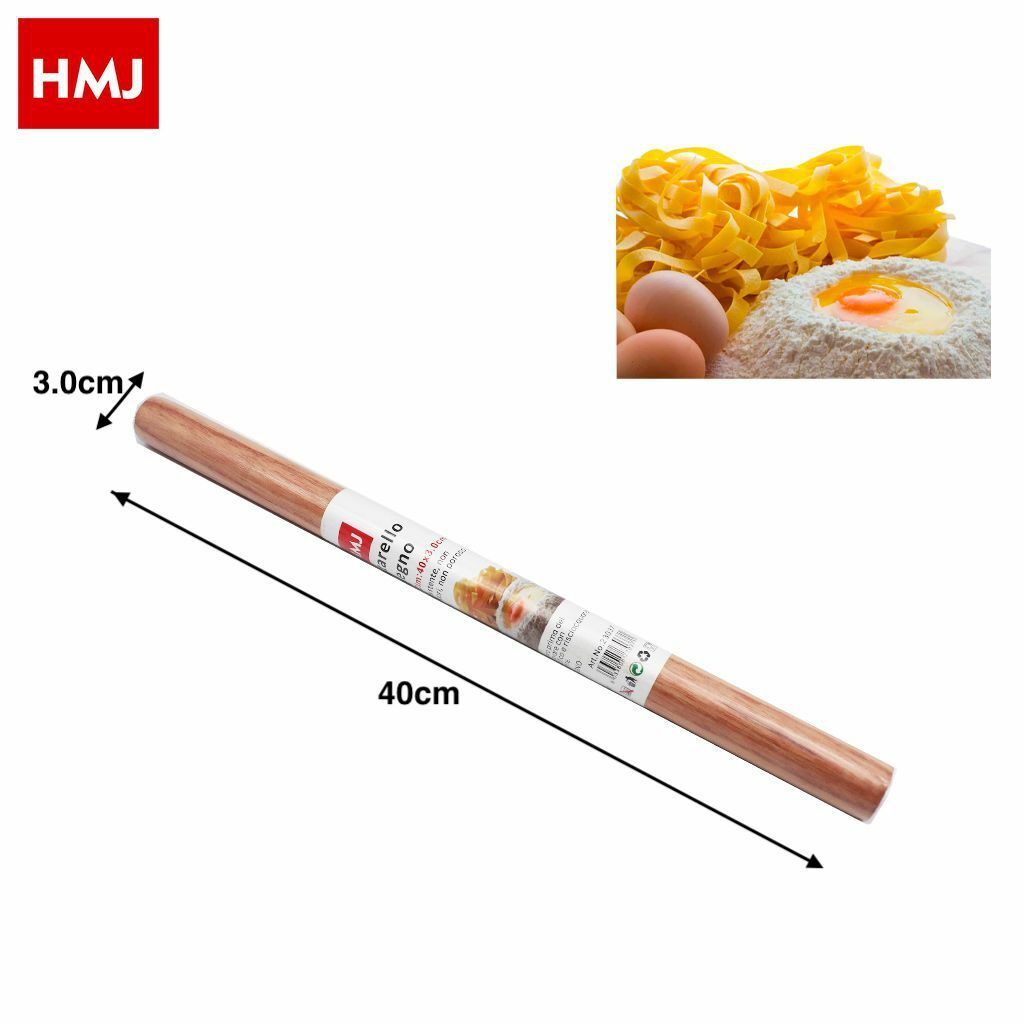 Mattarello In Legno Stende Pasta Dolci Utensile Cucina Lunghezza 40cm hmj