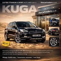 2016 Ford Kuga 2.0 TDCi Titanium X Sport SUV 5dr Diesel Powershift AWD Euro 6 (s