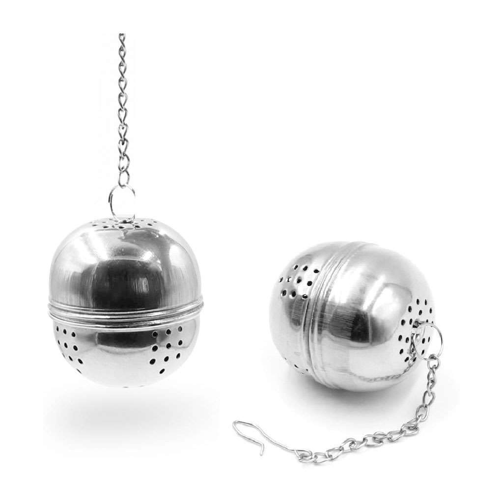Tea Infuser Ball Mesh Loose Leaf Herb Strainer Stainless Steel Secure Locking
