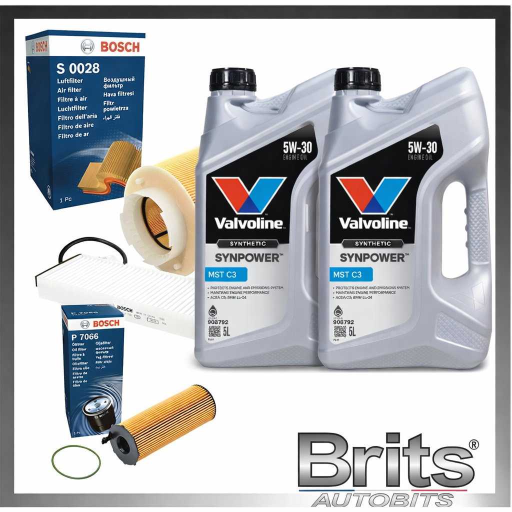 BOSCH SERVICE KIT FOR AUDI A6 2.7 TDI - 10L MANNOL OIL + AIR OIL CABIN FILTER