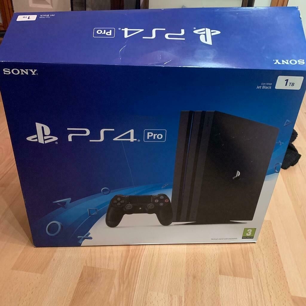 playstation 4 pro ps4 pro + one controller in BOX in Bethnal Green
