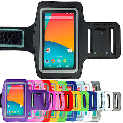 Sports Gym Running Exercise Armband Arm Band Pouch Case for LG Google Nexus 5 4