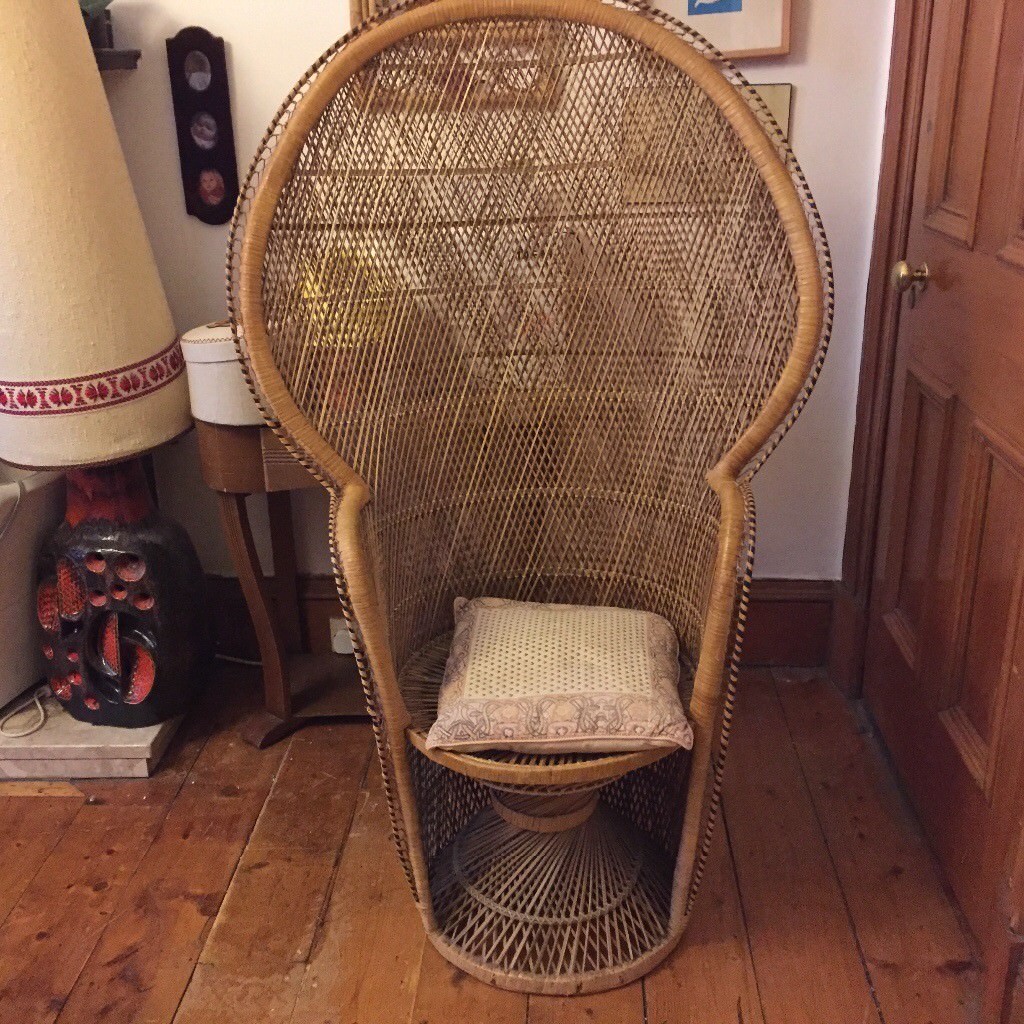 1970s wicker peacock chair in Edinburgh City Centre, Edinburgh Gumtree