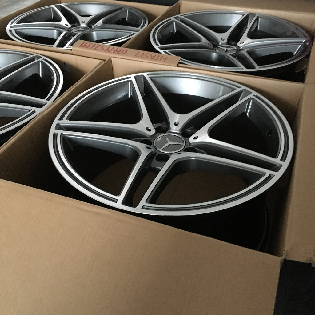 BRAND NEW 18" INCH ALLOY WHEELS R18 ALLOYS MERCEDES C E S CLASS CLA SLK