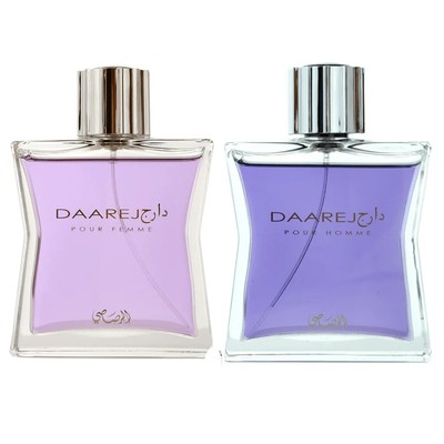 Daarej EDP (Couple Set) Men & Women 100 ML (3.4 Oz)/free shipping