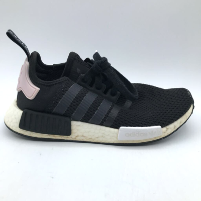 Adidas Womens NMD R1 Sneakers Shoes Black B37649 Low Top Textile