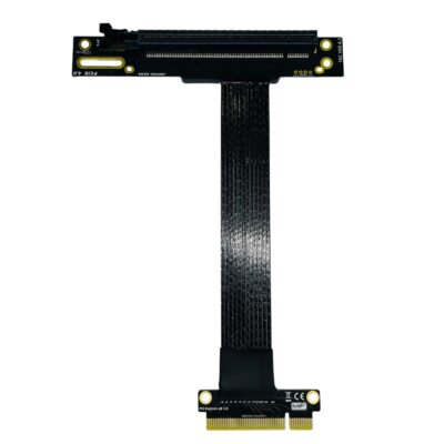 XT-XINTE PCIE 4.0 x8 to x16 Riser Cable 90°/180 Angled Graphics Video Card