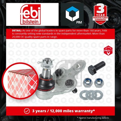 Ball Joint fits TOYOTA ALPHARD 2.4 Lower Right 03 to 08 2AZ-FE Suspension Febi