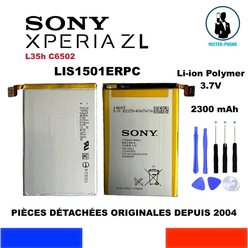 Batterie Origine Sony Oem Xperia Zl C6502 C6503 C6505 C6506 2300mah + Outils