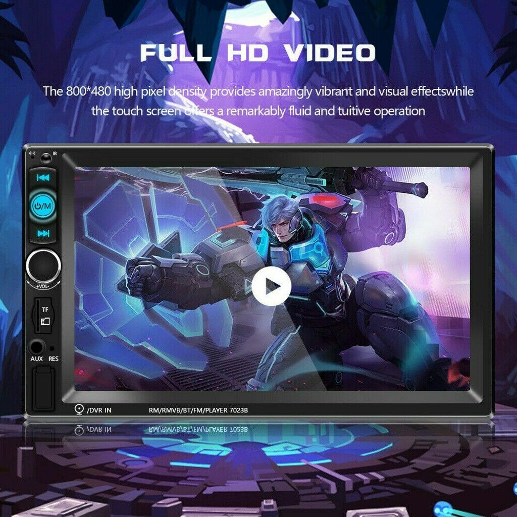 7" inch HD 2 Din Touch Screen Car Stereo MP5 Player Radio IOS Android USB/TF/AUX