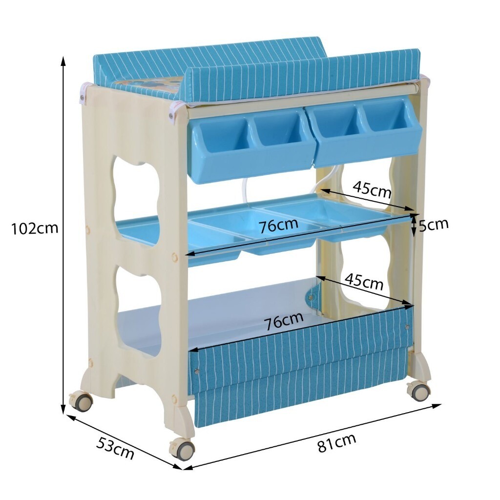 portable baby changing unit