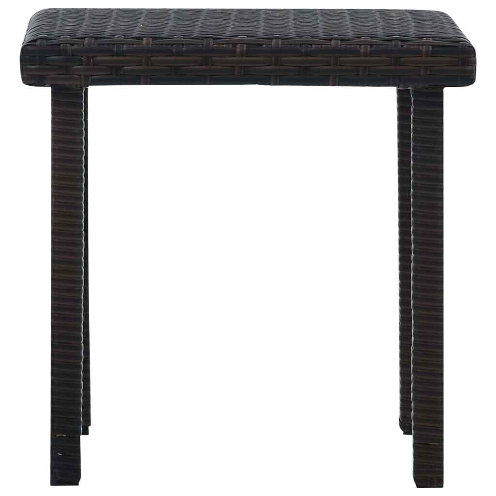 Outdoor Garden Patio Poly Rattan Side Table Tea End Table Coffee Small