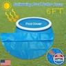 Solar Pool Covers Blankets, Round Solar Pool Cover for Above Ground and In Ground Pool Round Swimming Pools, Solar Pool Hot Tub Floating Thermal Blanket Dustproof Cover (6 Ft)