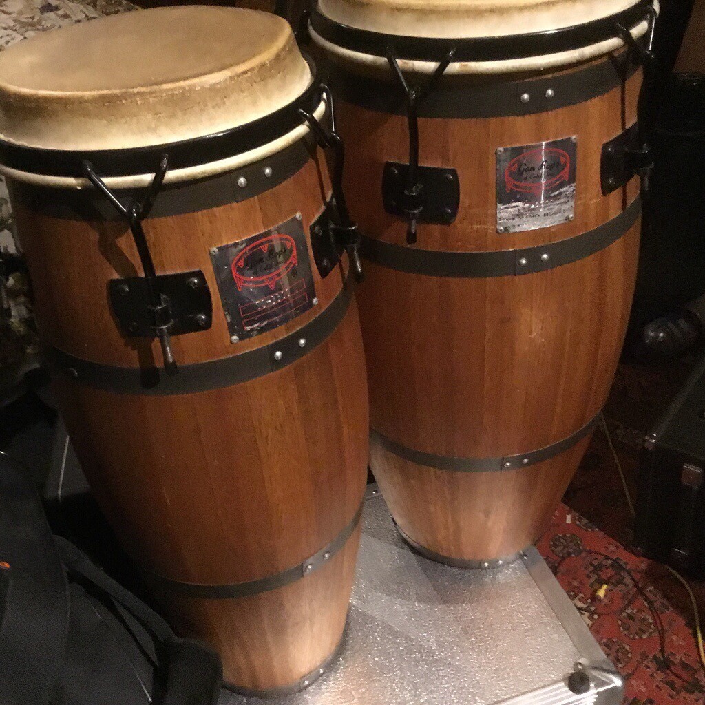Gon bop congas Mariano style with black hardware in Clapham, London