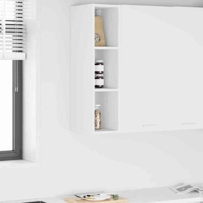 vidaXL Hanging Cabinet White 20 x 29,5 x 80 cm Engineered Wood