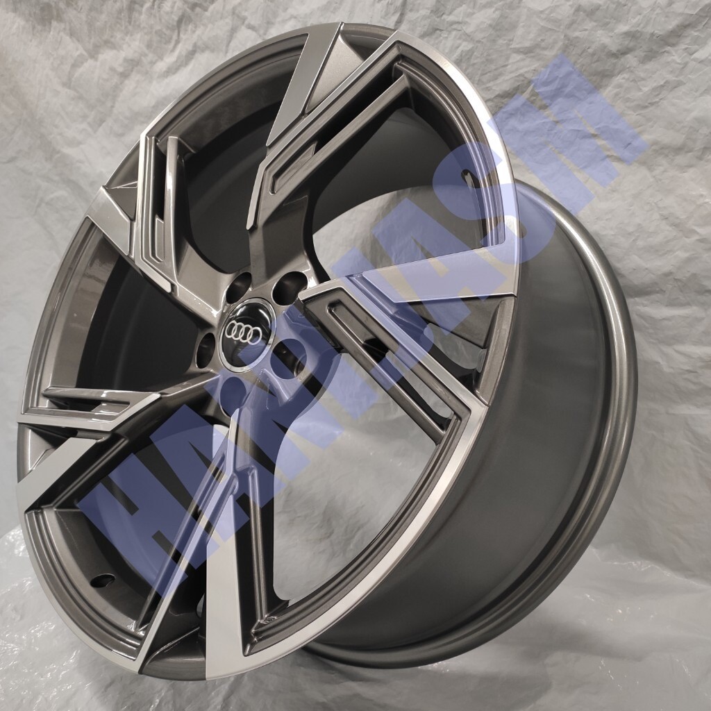 4X NEW ALLOY WHEELS 18 INCH ALLOYS GREY AUDI A3 A4 S3 RS3 TT Q2 Q3 in