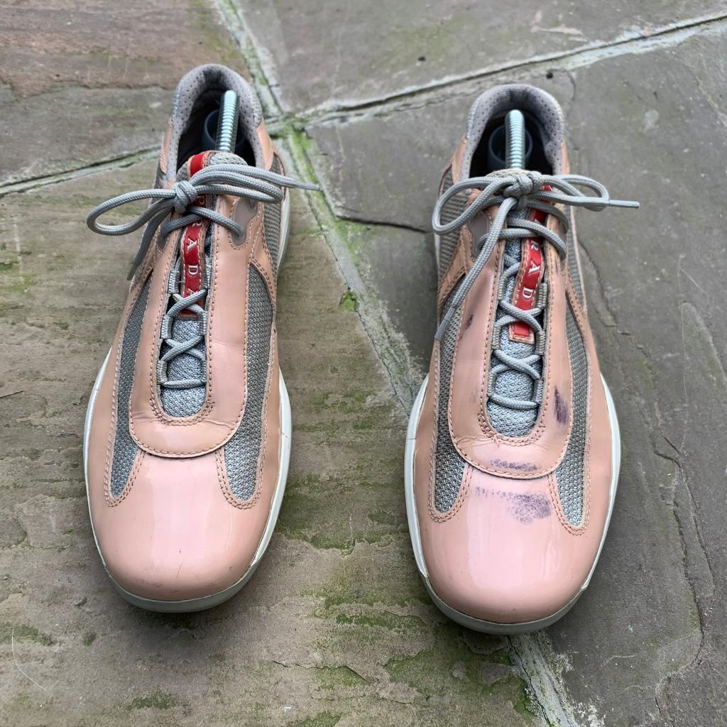 prada trainers pink