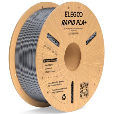 【Buy 6 Get 4 Free,Add 10】ELEGOO Rapid PLA+FDM 3D Printer Material 1KG Filament