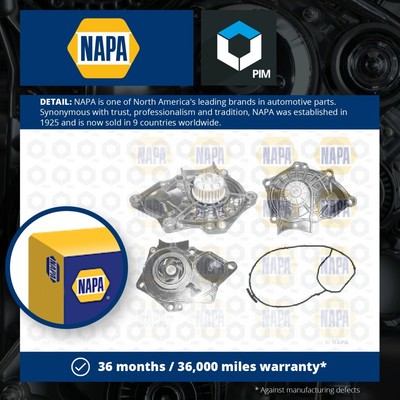 Water Pump fits AUDI TT FV 1.8 2.0 2014 on Coolant NAPA 06K121011 06L121005A New