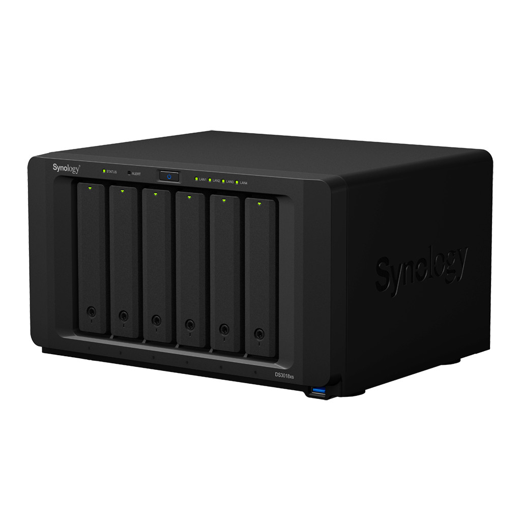 Synology DS3018xs DiskStation with 48TB (6 x 8TB) Western Digital NAS Drives