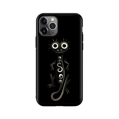 Dust Resistant outline gecko glowing For Motorola Moto Google Pixel Huawei