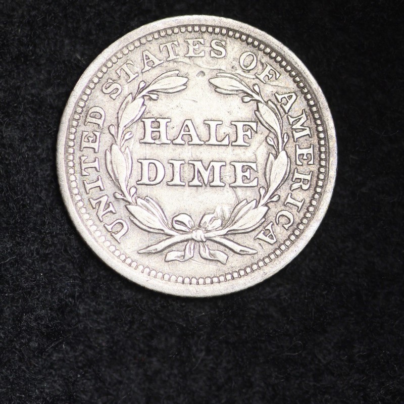 1853 Seated Liberty Half Dime CHOICE XF FREE SHIPPING E329 ANC