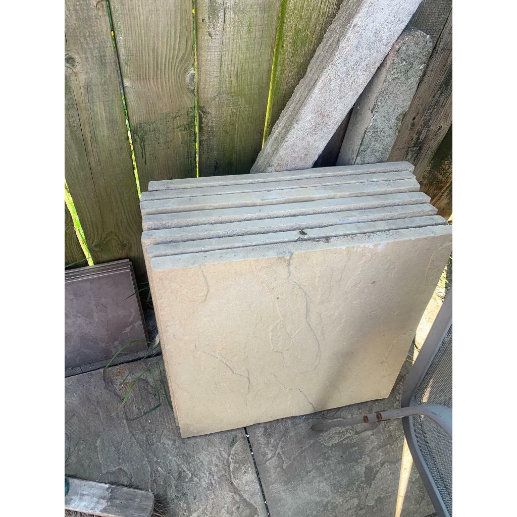 Garden slabs for sale 600/600 and 450/450 Buff colur in Leicester