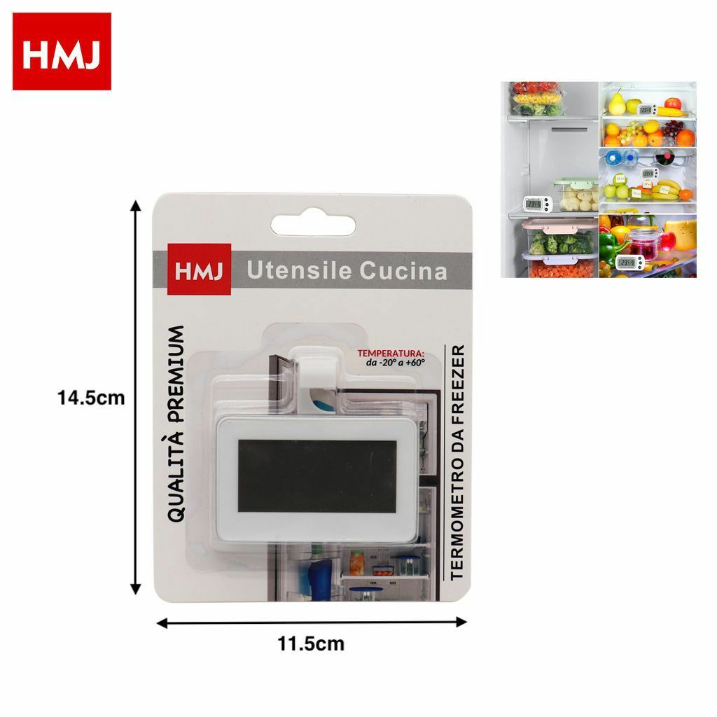Termometro da Cucina Digitale LCD Professionale per Frigorifero Frigo hmj