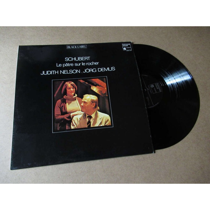 Judith Nelson  Jorg Demus Le Patre Sur Le Rocher Schubert Harmonia Mundi Lp 1979