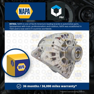 Alternator fits RENAULT ESPACE Mk5 1.6D 2015 on NAPA 231002387R 231004BE0B New