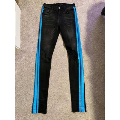 Amiri jeans with stripe sales