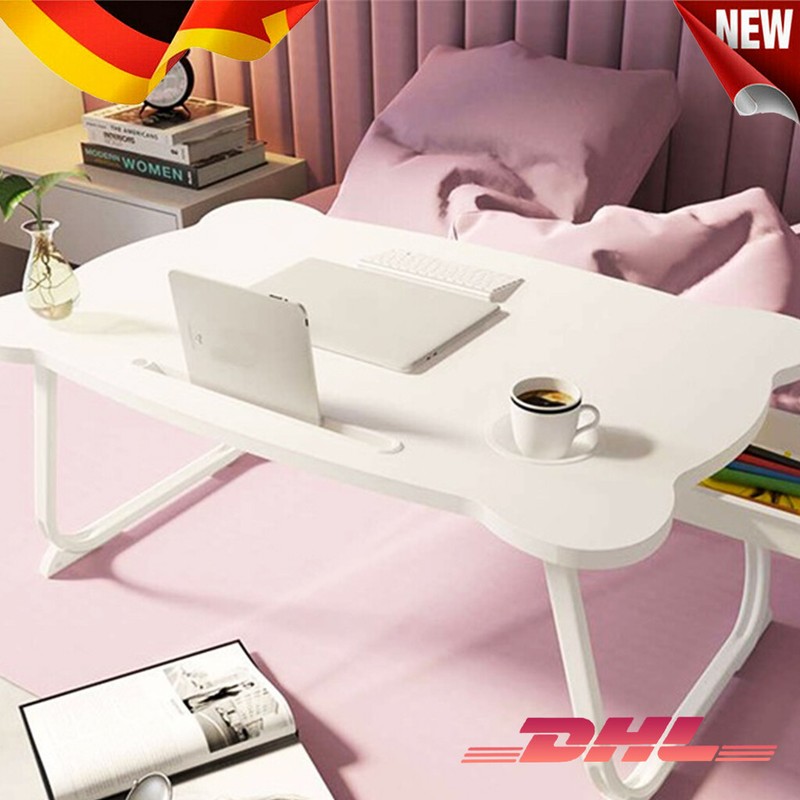 Notebooktisch Laptoptisch Klappbar Laptop-Ständer Schlafsofa Bett Tablett Tische