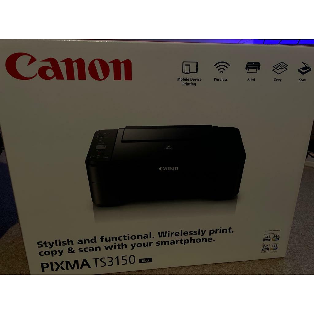 Canon Pixma TS3150 black printer wireless | in Blandford Forum, Dorset |  Gumtree