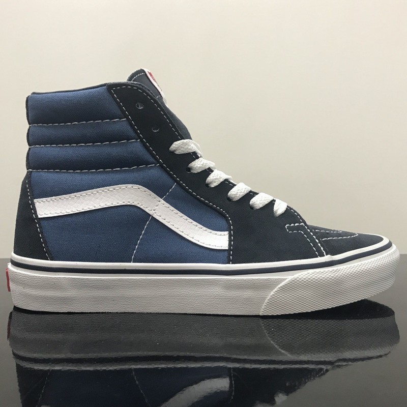 navy true white vans