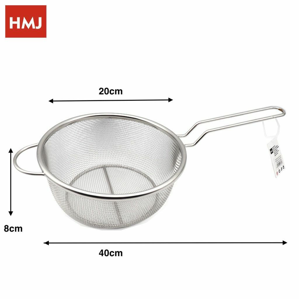 Cestino Cestello Colino Setaccio Rotondo Scolapasta Con Manico 20cm hmj