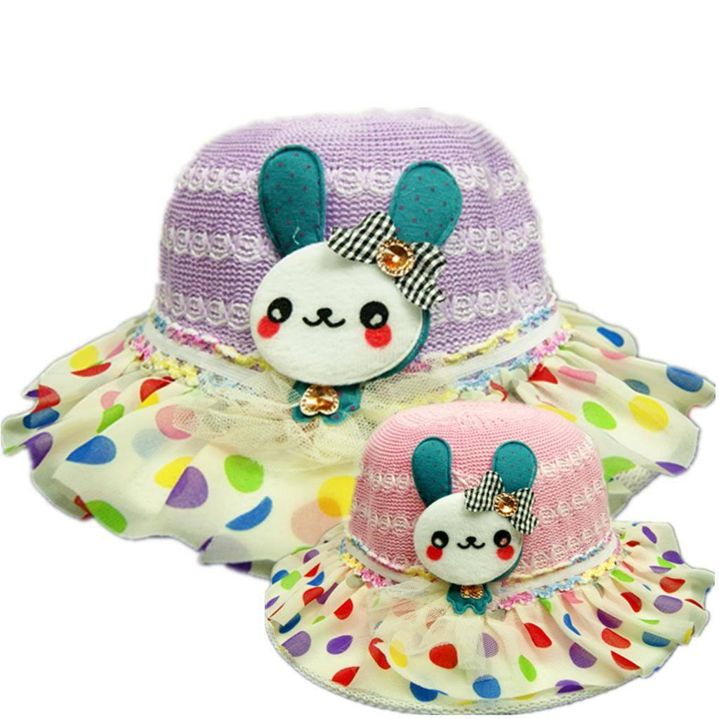 NUOVO Carino Piccolo per Bambini Bambine Cotone Secchio Pesca ratting Dixie Cup HAT