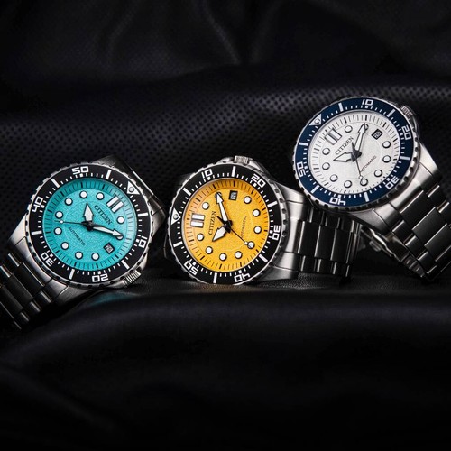 Pre-owned Citizen Nj0170-83x Turquoise Blue Urban Mechanical Automatic Box & Warranty