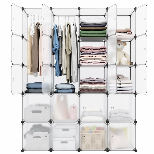 20 Cube Diy Large Shelf Rack Closet Storage Organizer Clothes