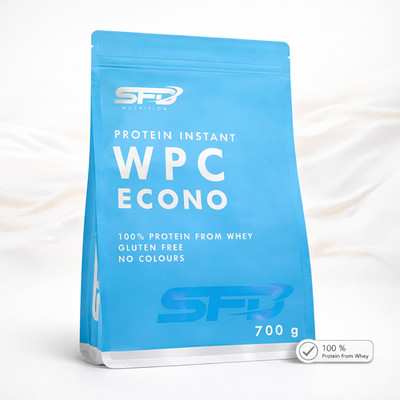 WPC Protein Econo 700 g Whey Protein 70 % Eiweiß 21 g pro Portion - Laborgeprüft