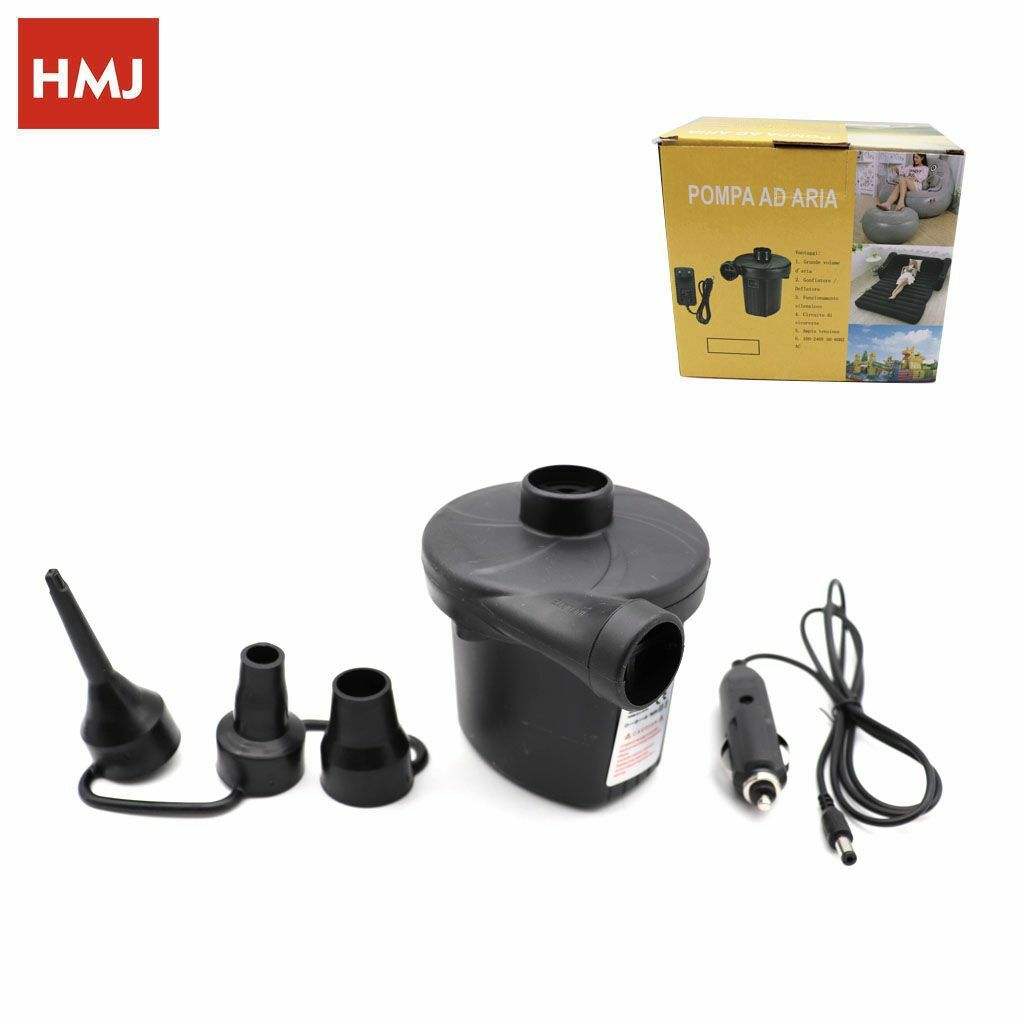 Pompa Aria Elettrica Gonfiatore Sgonfiatore Accendisigari Camper Auto hmj