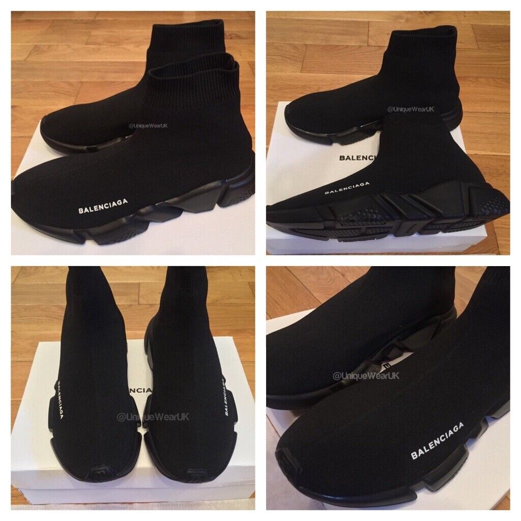 NAVY Speed Trainers Lace Up for Women Balenciaga