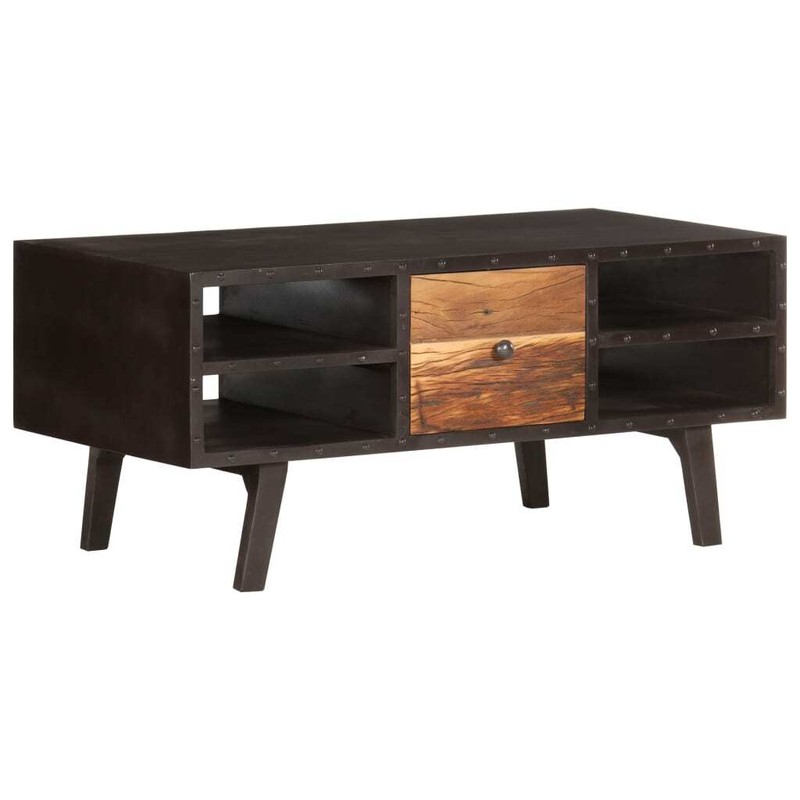  Table Basse Bois De RÃ©CupÃ©Ration Massif Table D'Appoint Salon CanapÃ© Vidaxl