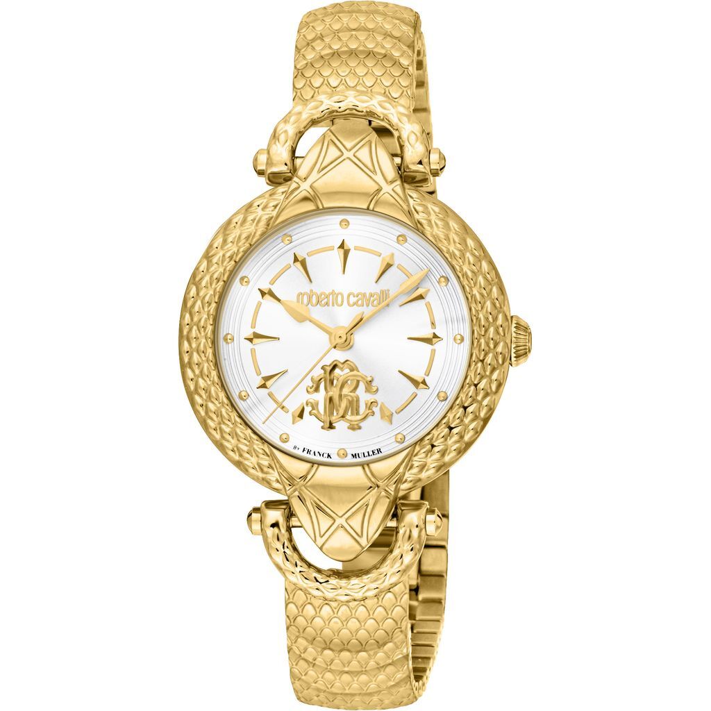Pre-owned Roberto Cavalli By Franck Muller Watches Yellow Women X093_rv1l165m0051