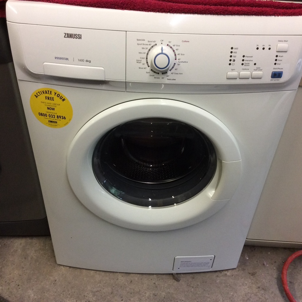 ZANUSSI WASHING MACHINE ZWF16070W1 6KG 1600 SPIN. in Trowbridge, Wiltshire Gumtree
