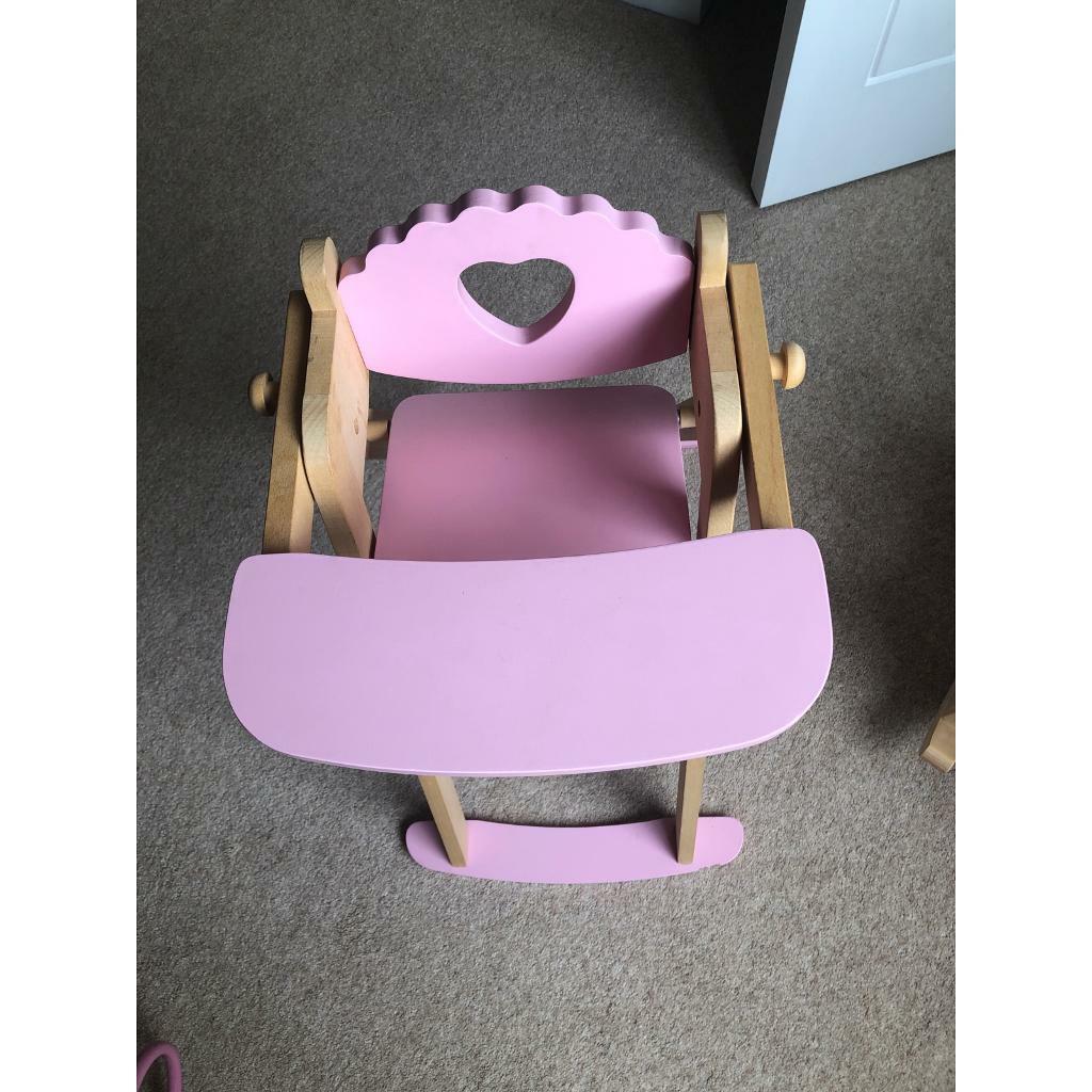 dolls high chair john lewis