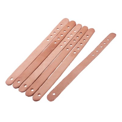  6pcs Pool Eight Ball Billiard Table Pocket Rail Track Leather Belt