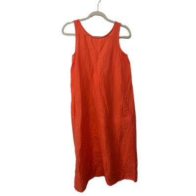 RED Valentino sleeveless open-back midi dress - Orange