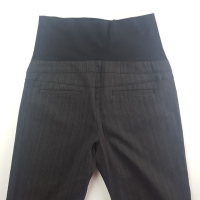 Thyme Maternity Pants SZ M Black Pregnant Women Stretchable Boot Cut