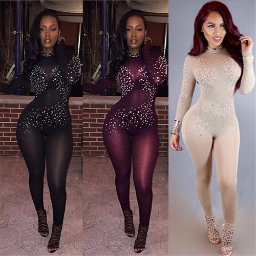 sheer sequin jumpsuit